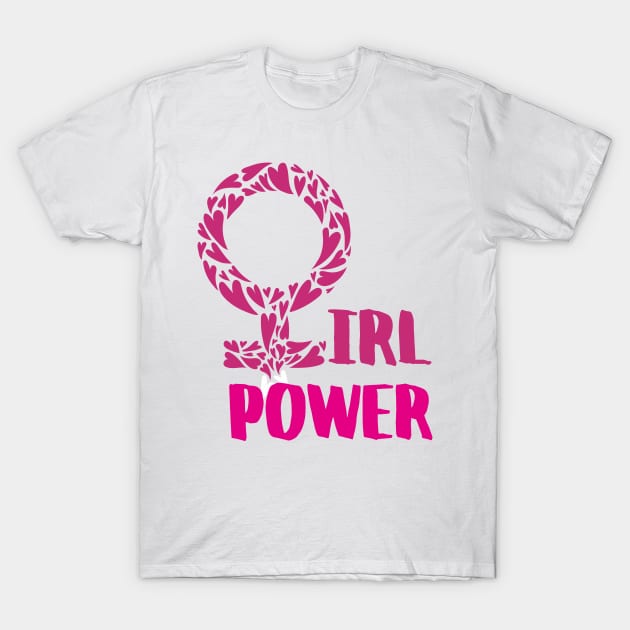 Girl Power T-Shirt by antoniohwang